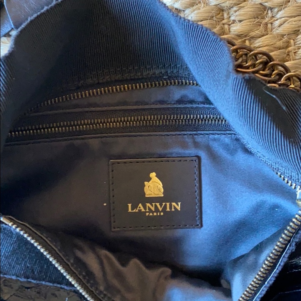 Lanvin Black Python Handbag - Picture 3 of 3